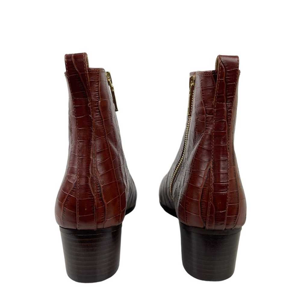 NWOT Talbots Dakota Embossed Croc Leather Ankle B… - image 9