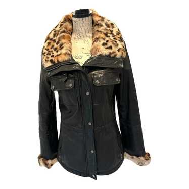 Andrew Marc Leather biker jacket