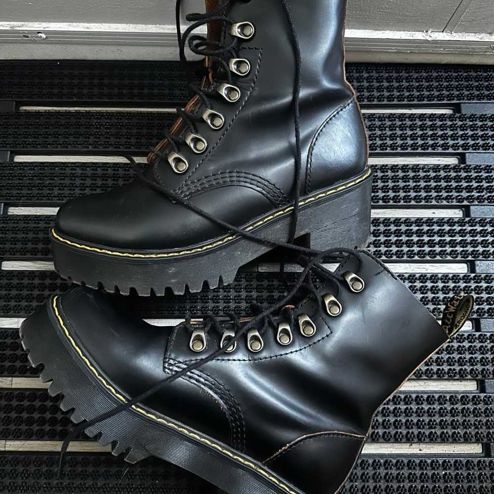 Dr. Martens Leona Boots in Black - image 2