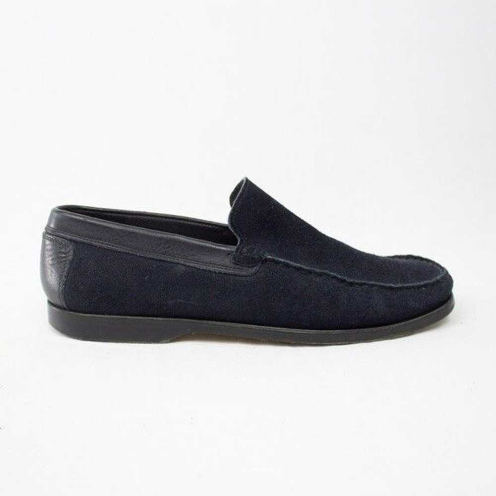 Z Zegna o1mj1ld1sgn0324 Mens Loafers in Blue & Bl… - image 1