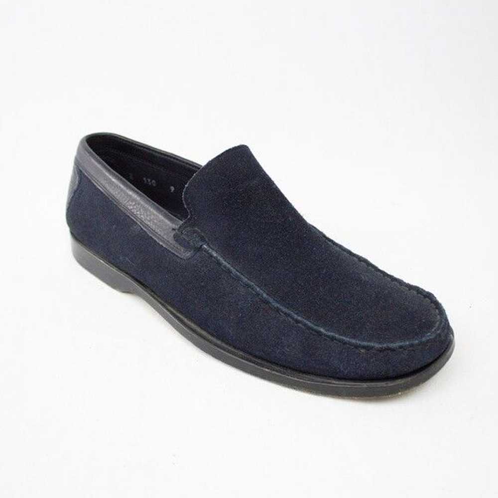 Z Zegna o1mj1ld1sgn0324 Mens Loafers in Blue & Bl… - image 3