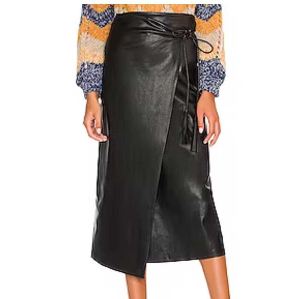 MVegan leather mid-length skirt - image 2