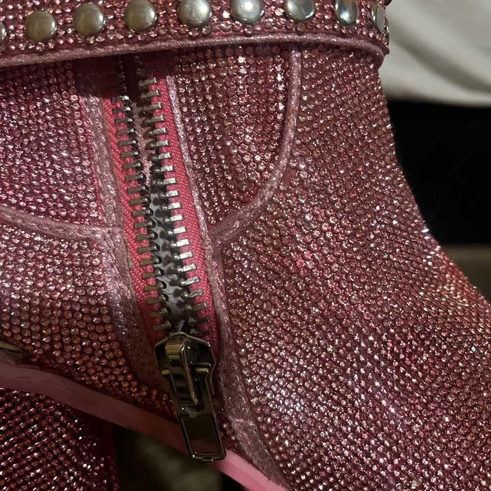 Pink knee high sheriff shine boots 10 - image 8