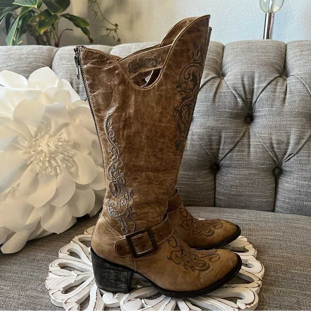 Old Gringo Tall Western Cowboy Boots Women’s 6.5 - image 11