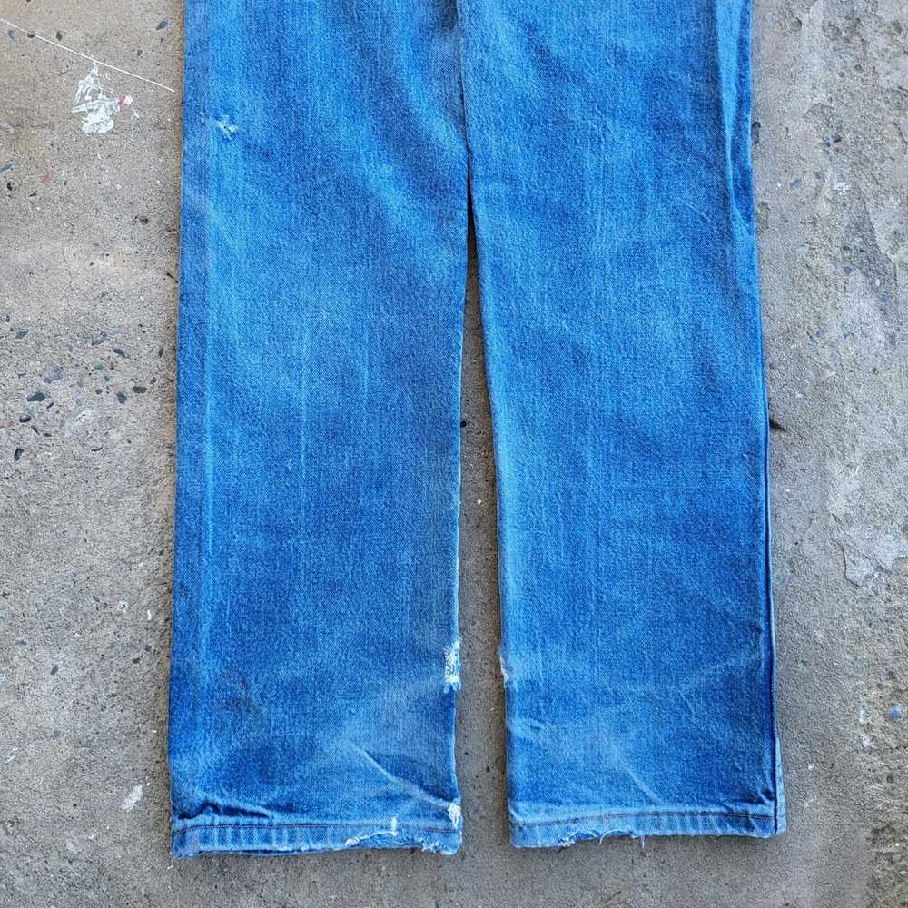 Wrangler Wrangler Jeans 32x33 Blue 13MWZ Trashed … - image 6