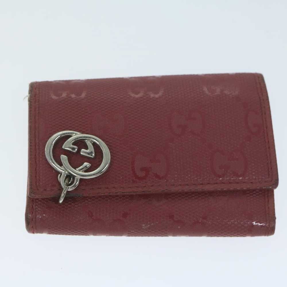 Gucci GUCCI GG Canvas Key Case Leather 5Set Beige… - image 11