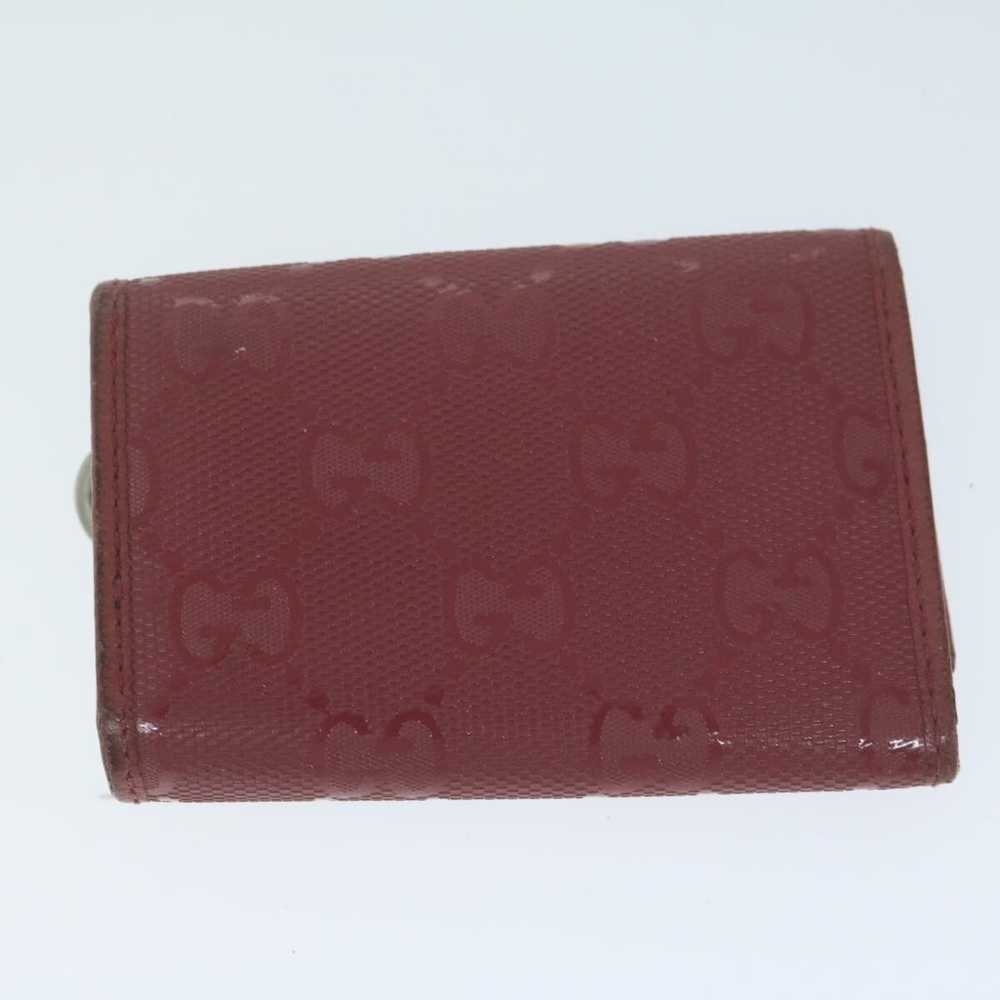Gucci GUCCI GG Canvas Key Case Leather 5Set Beige… - image 12