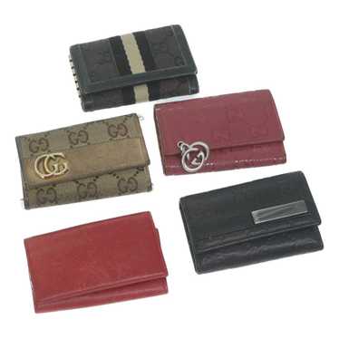 Gucci GUCCI GG Canvas Key Case Leather 5Set Beige… - image 1