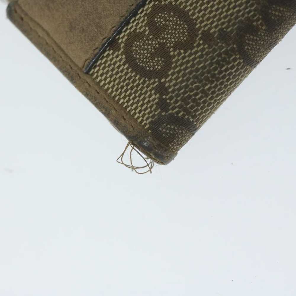 Gucci GUCCI GG Canvas Key Case Leather 5Set Beige… - image 4