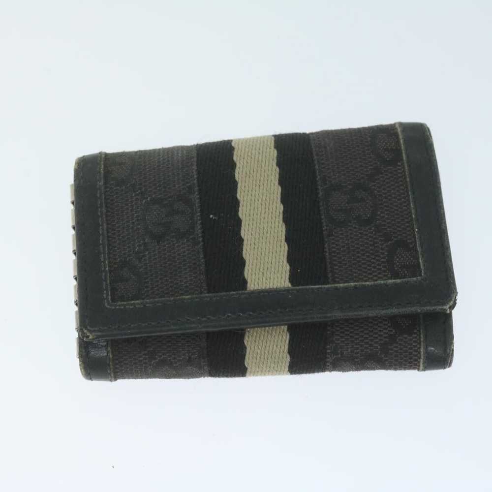 Gucci GUCCI GG Canvas Key Case Leather 5Set Beige… - image 7