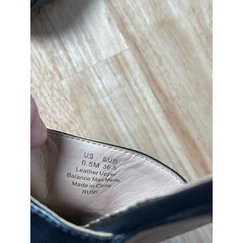 Sam Edelman RUMI Slide Flat Shoes Black Leather P… - image 10