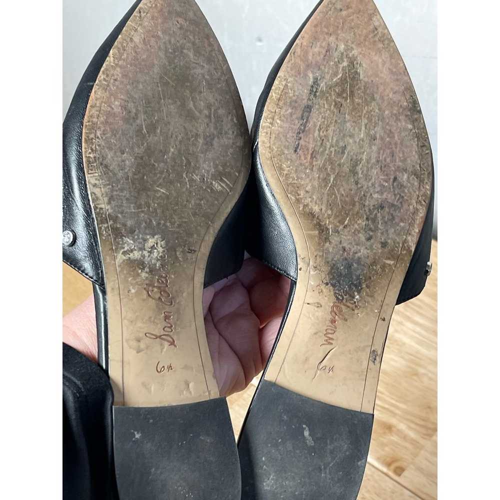 Sam Edelman RUMI Slide Flat Shoes Black Leather P… - image 7