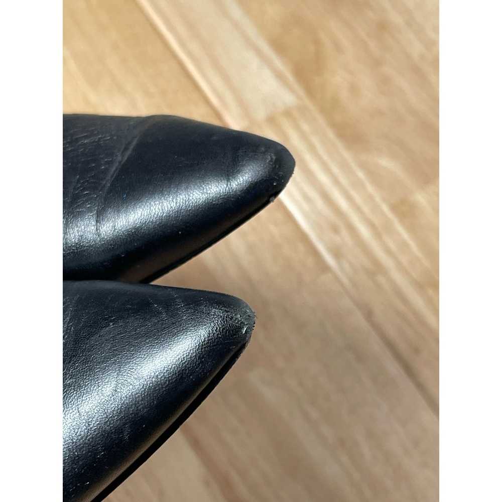 Sam Edelman RUMI Slide Flat Shoes Black Leather P… - image 9
