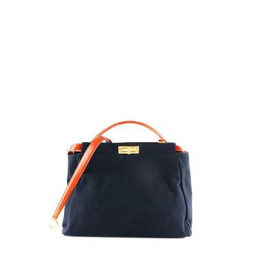 Fendi FENDI - Large model Peekaboo handbag in blac