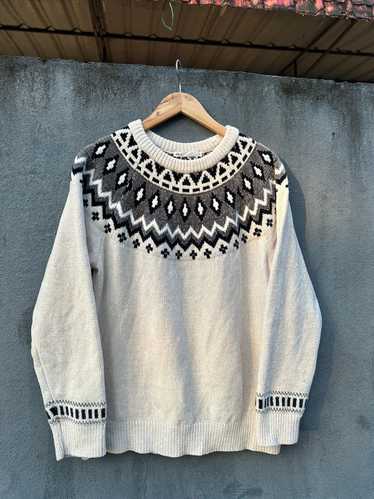 Japanese Brand × Streetwear Ikka Knitted Sweatshir