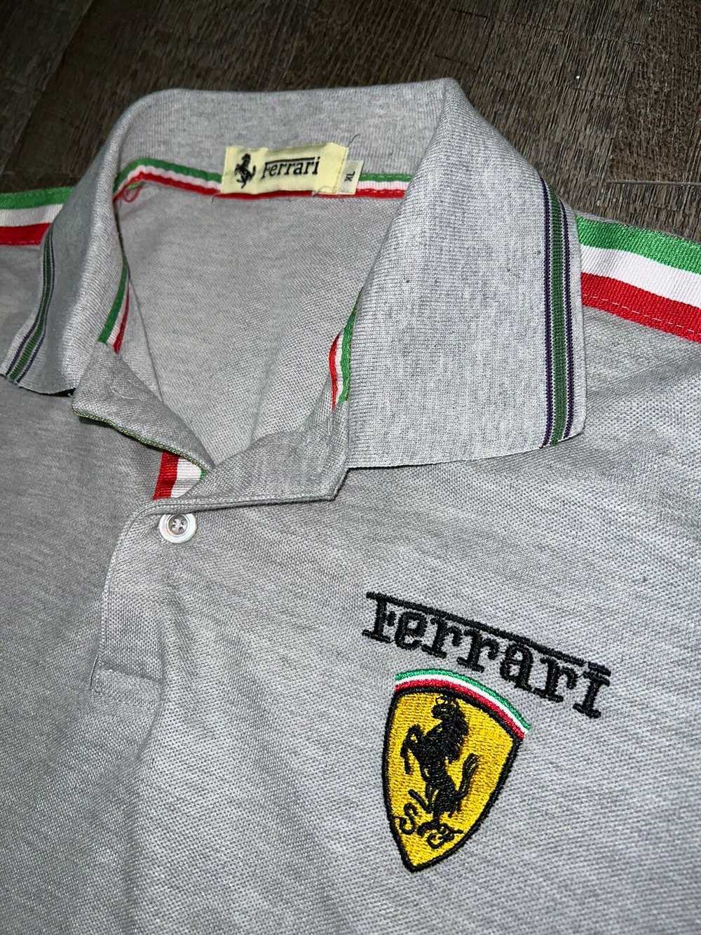 Ferrari × Vintage Vintage Ferrari F1 Polo Shirt s… - image 2