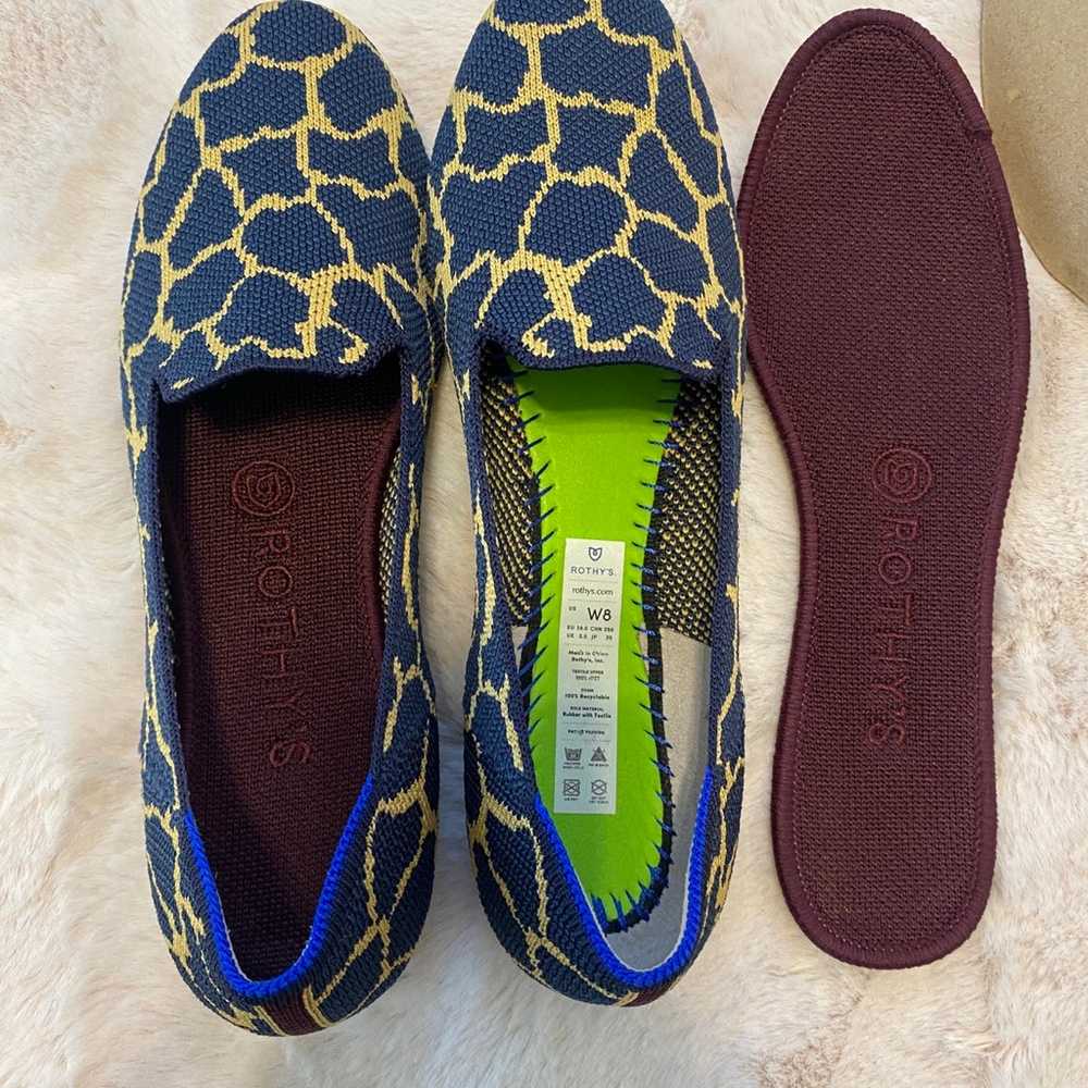 Rothy’s Giraffe Loafers- Navy - image 1