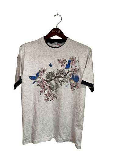 Streetwear × Vintage Kittens In Tree W/Blue Jays … - image 1