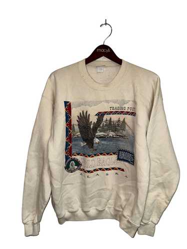 Streetwear × Vintage Alaska Bald Eagle Trading Pos