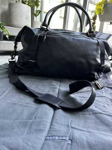 John Varvatos Leather Duffle Bag