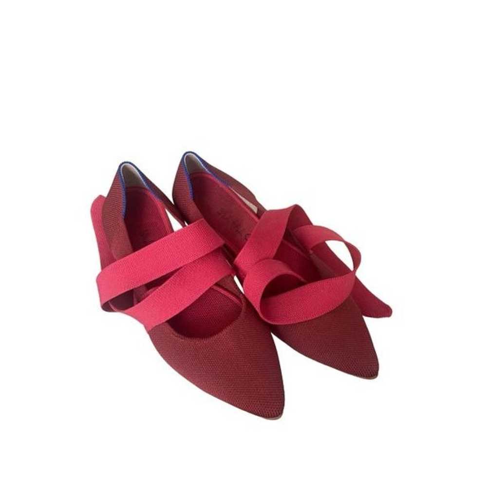 Rothys Womens Cinnamon Red The Bow Tie Mary Jane … - image 1