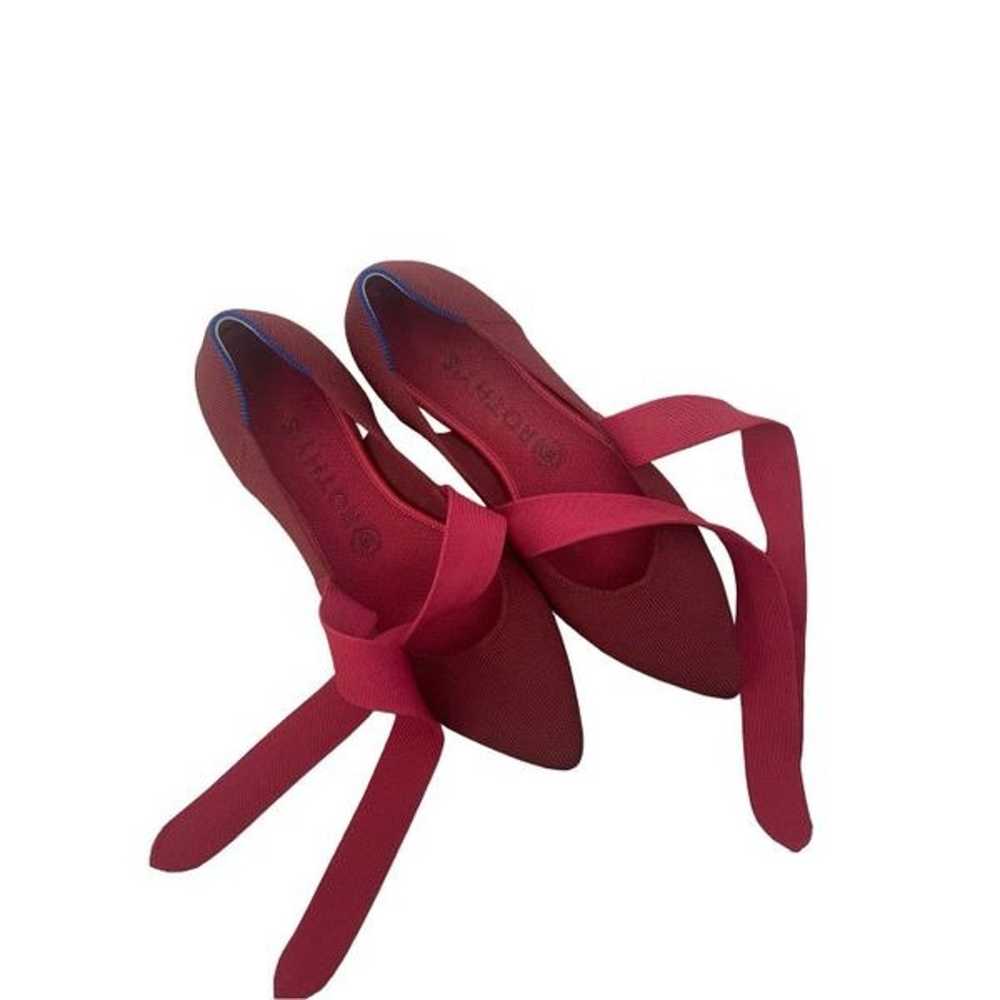 Rothys Womens Cinnamon Red The Bow Tie Mary Jane … - image 4