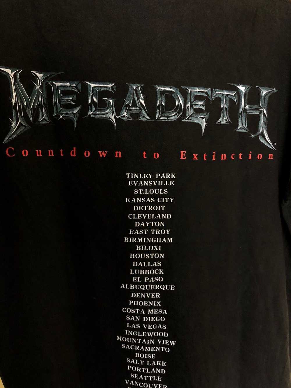Band Tees × Megadeth × Rock T Shirt Bootleg Vinta… - image 10