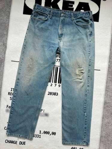 Light Wash Distressed Mens Jeans - Gem