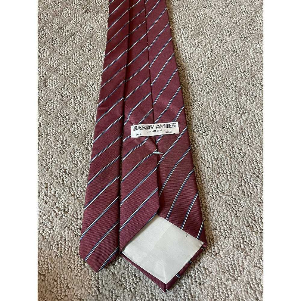 Hardy Amies Hardy Amies Striped Silk Tie, from Lo… - image 4