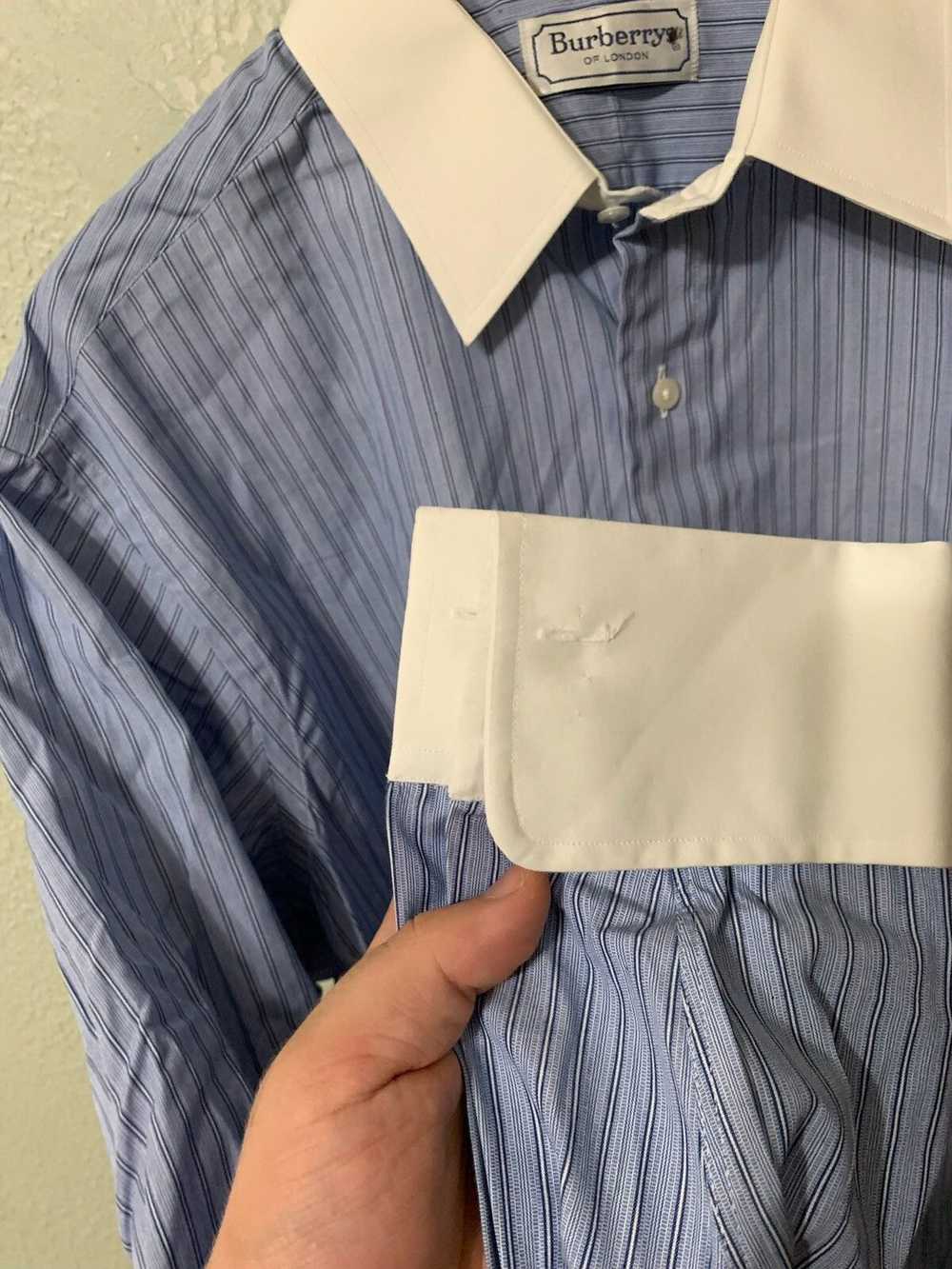 Vintage Vintage Burberry French Cuff Shirt - image 3