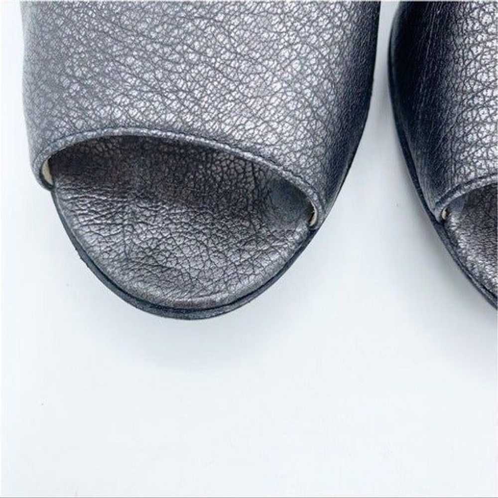 Michael Kors Webster Peep Toe Platform Metallic P… - image 10