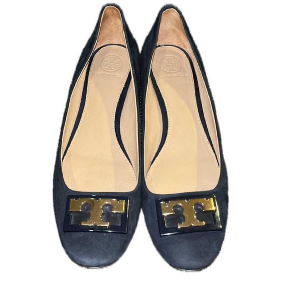 Tory Burch Navy Suede Pumps - image 2