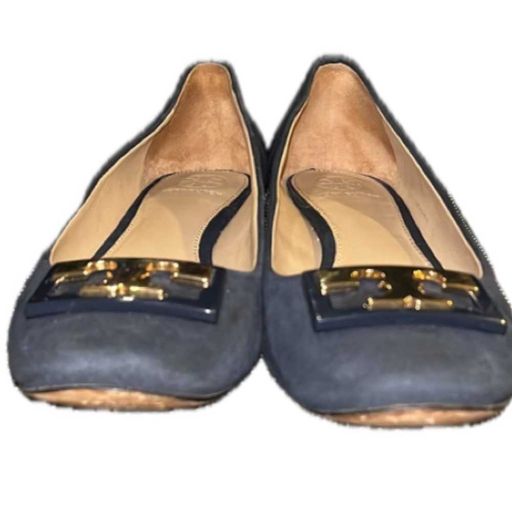Tory Burch Navy Suede Pumps - image 3