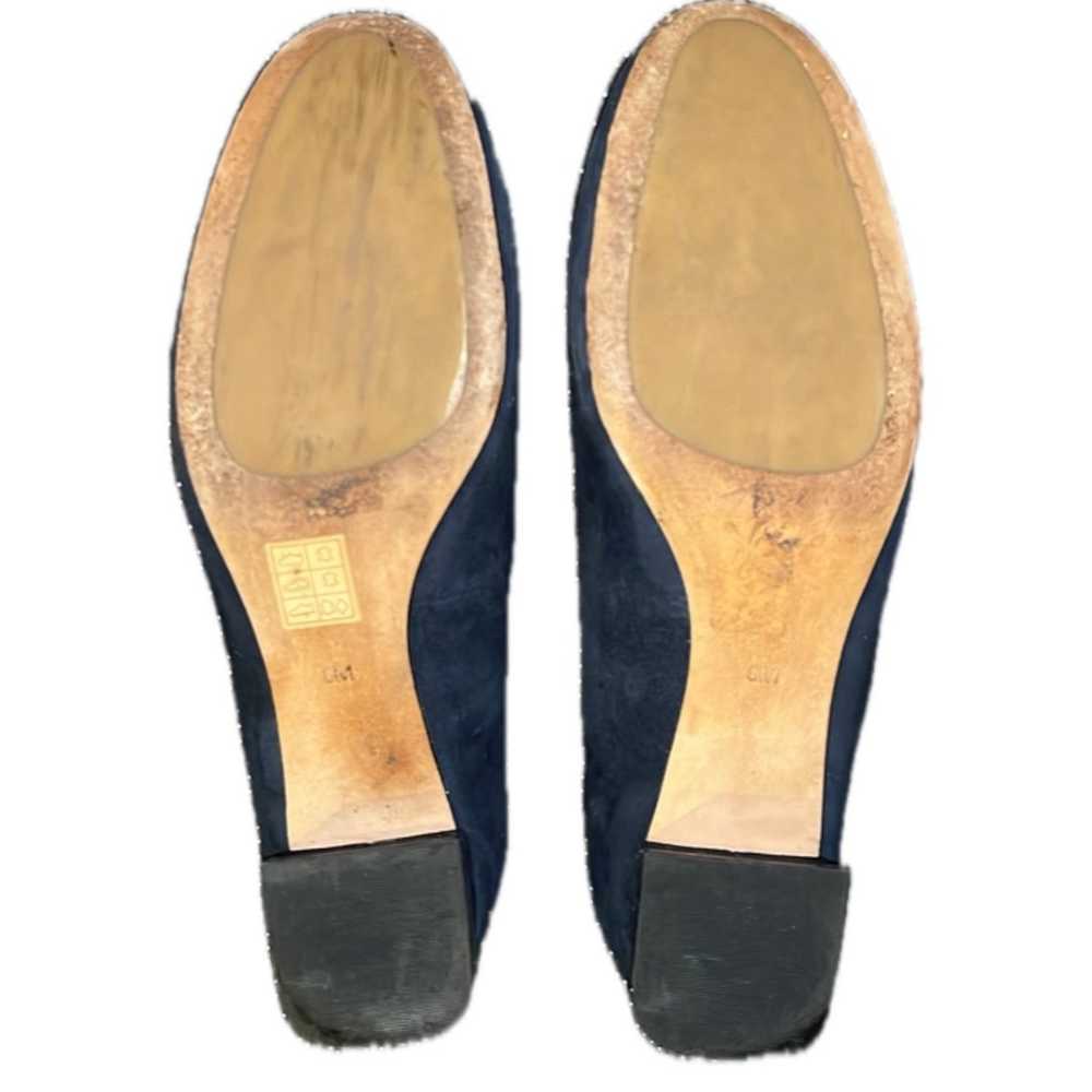 Tory Burch Navy Suede Pumps - image 4