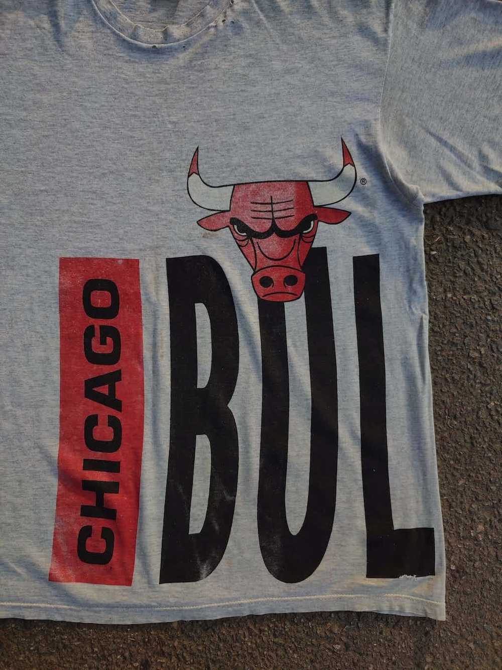 Chicago Bulls × NBA × Starter Trashed Vintage Chi… - image 4