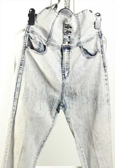 V.I.P. Vintage Denim Dungarees Stretch Slim Fit S… - image 1