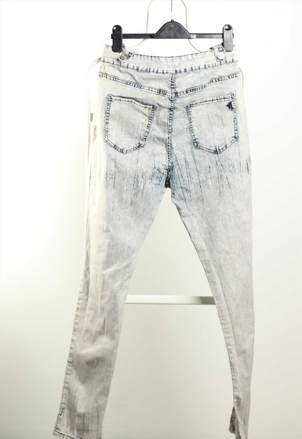 V.I.P. Vintage Denim Dungarees Stretch Slim Fit S… - image 3