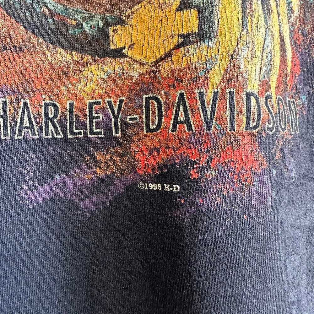Harley Davidson Vintage 1996 Harley Davidson Shirt - image 4