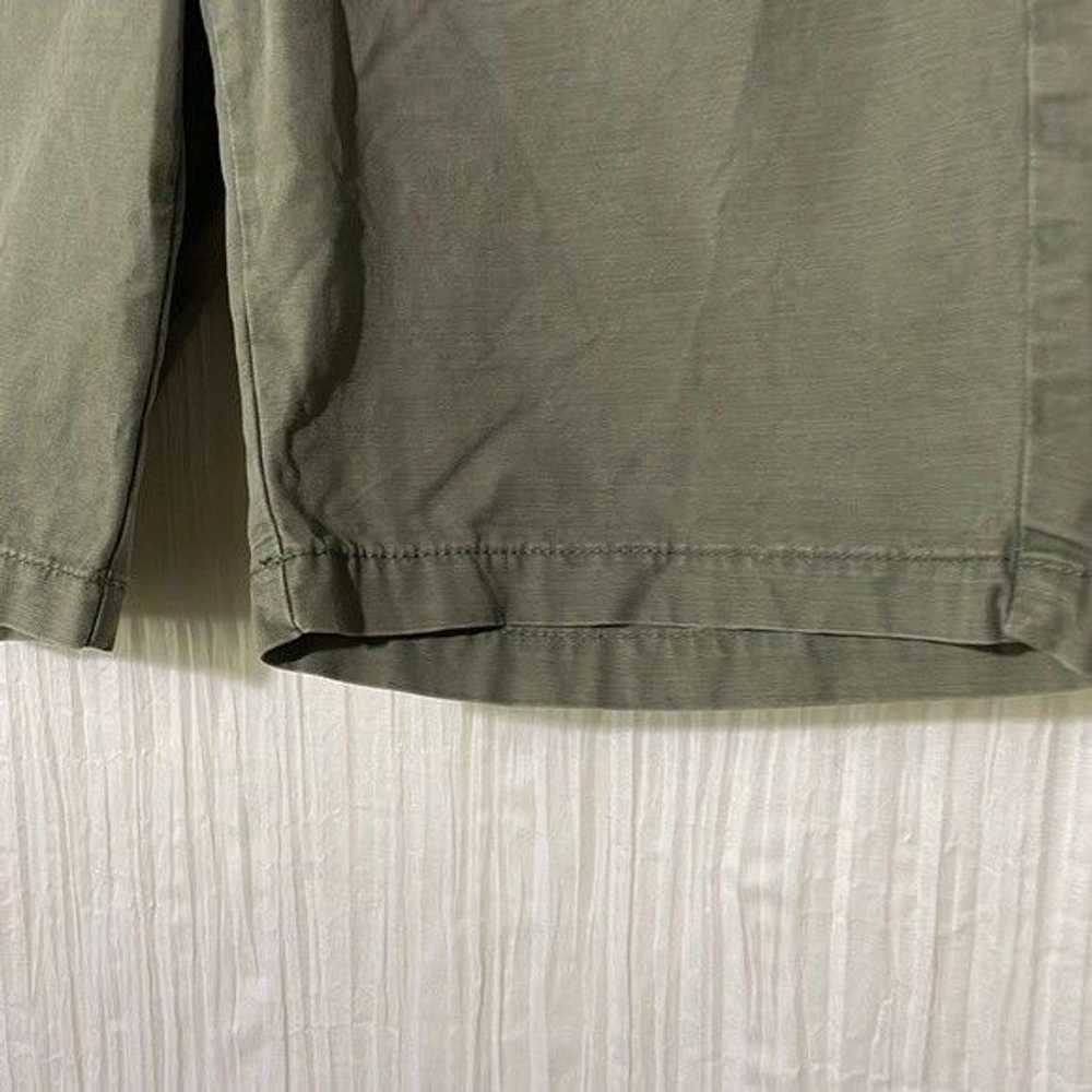 Gap Gap Twill Chino Shorts Cotton Olive Green 4 - image 10