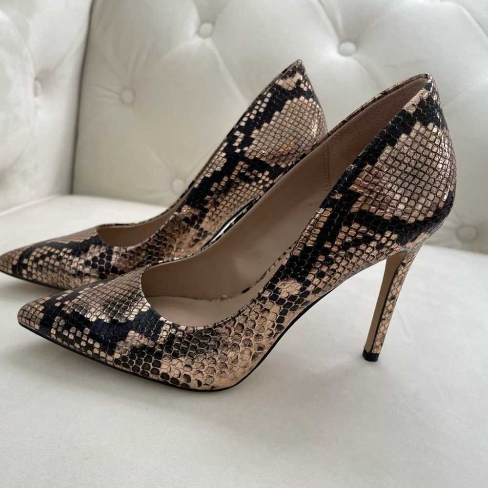 Rose Gold Metallic Snake Print Size 6 - image 3