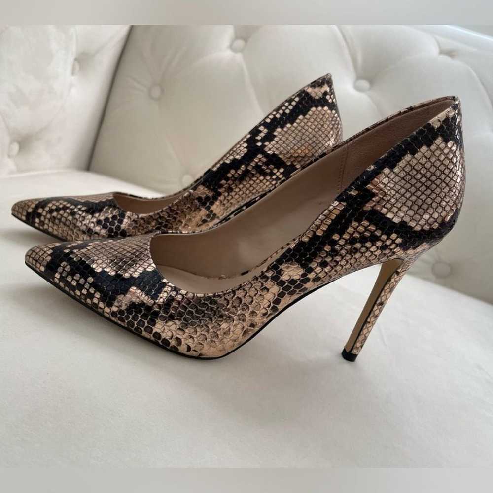 Rose Gold Metallic Snake Print Size 6 - image 7