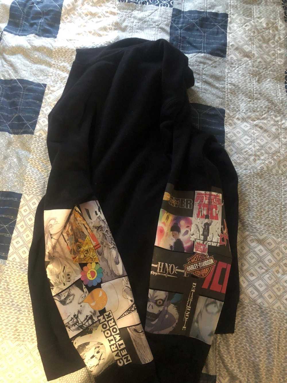 Other Anime hoodie custom black - image 2