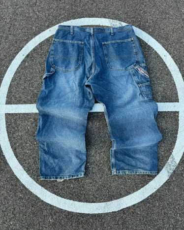 Vintage Polo Ralph Lauren Jeans Baggy Denim Cotton Mens 34 x 32 RL Langley  Y2K