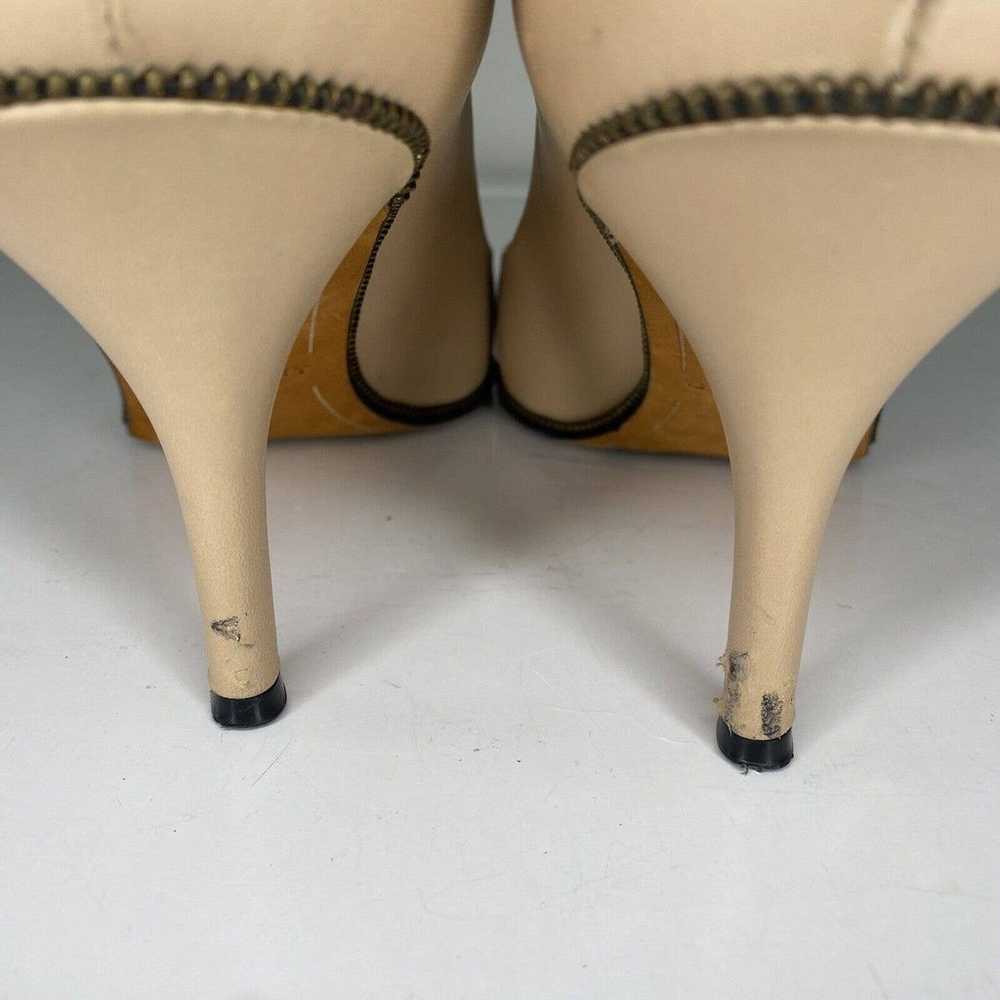 GIVENCHY nude Beige leather zipper pumps 3.5” hee… - image 10