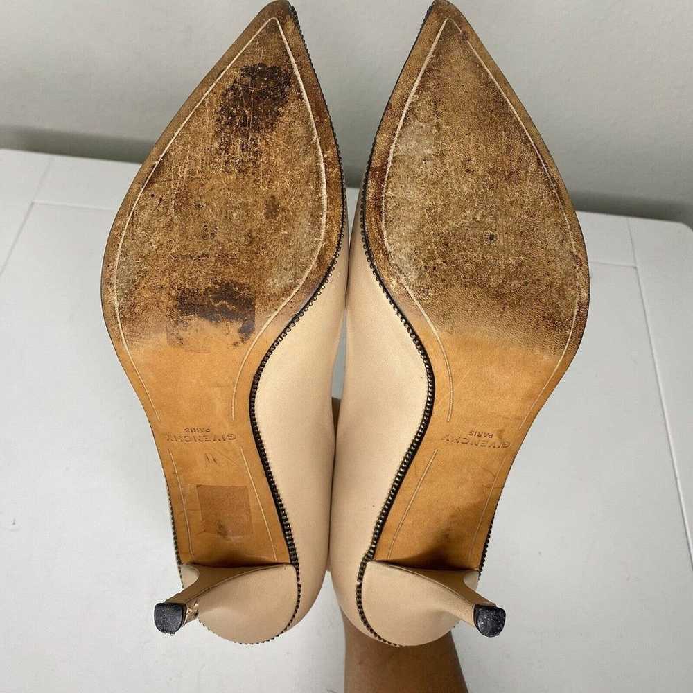 GIVENCHY nude Beige leather zipper pumps 3.5” hee… - image 12