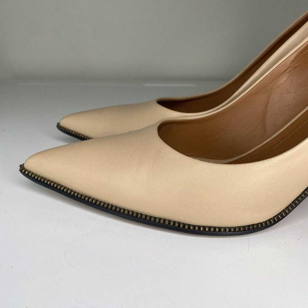 GIVENCHY nude Beige leather zipper pumps 3.5” hee… - image 3