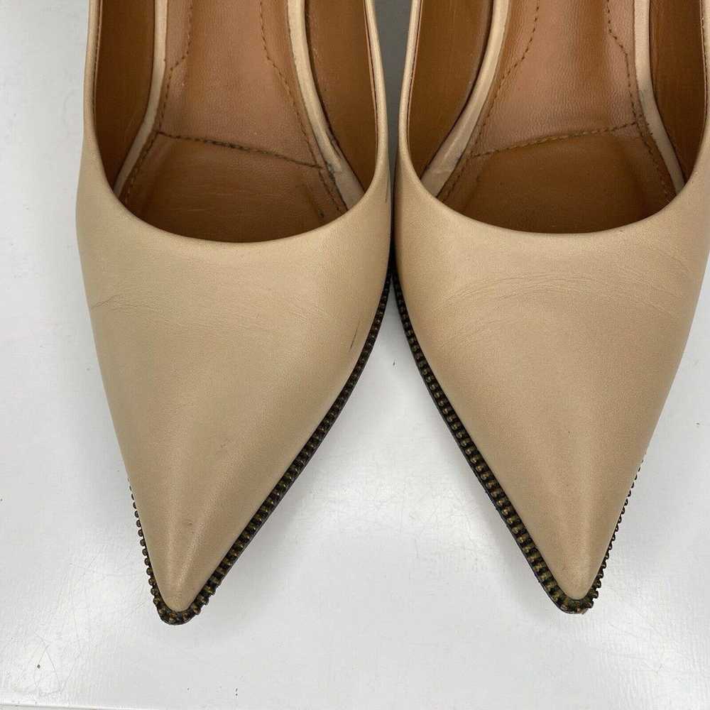 GIVENCHY nude Beige leather zipper pumps 3.5” hee… - image 5