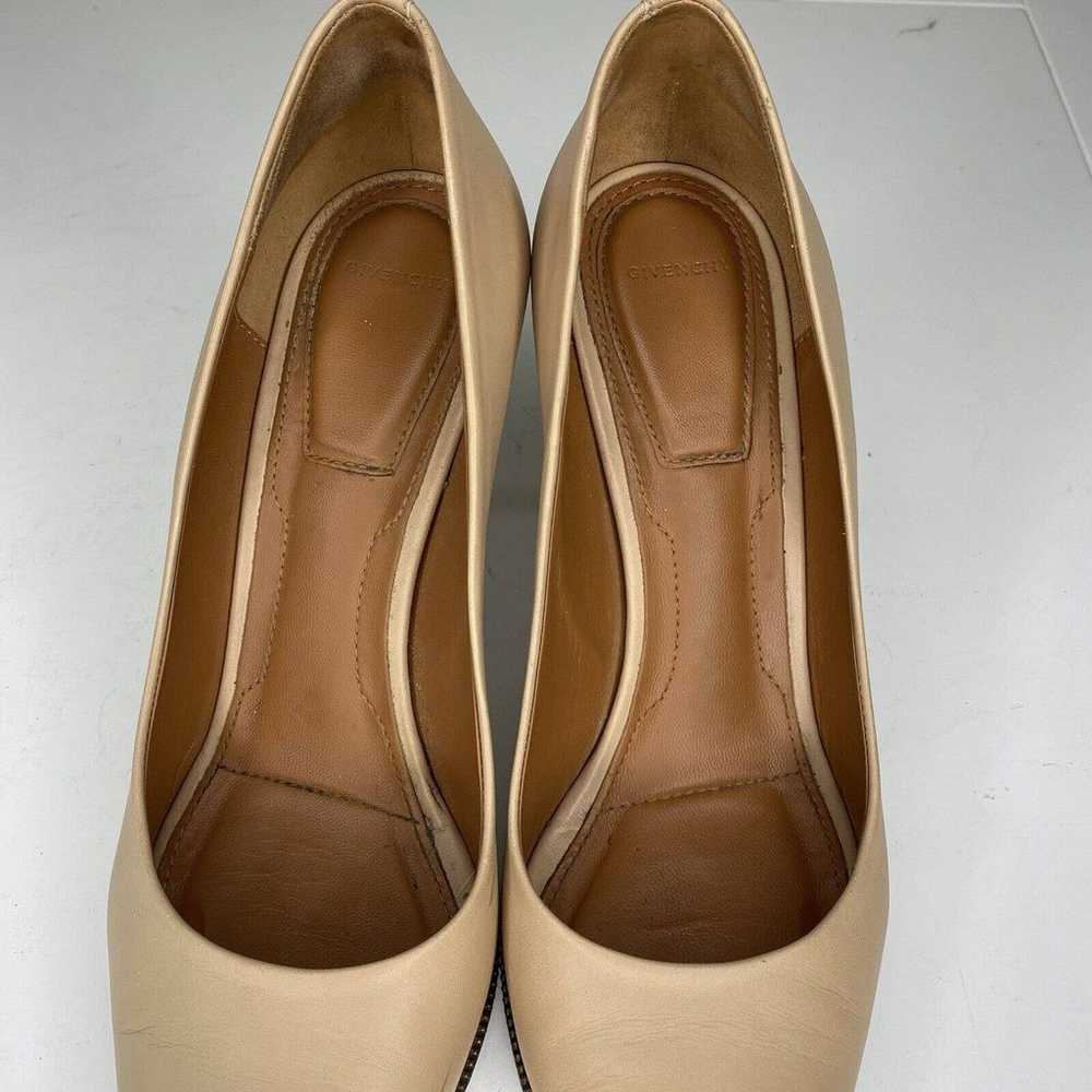 GIVENCHY nude Beige leather zipper pumps 3.5” hee… - image 6