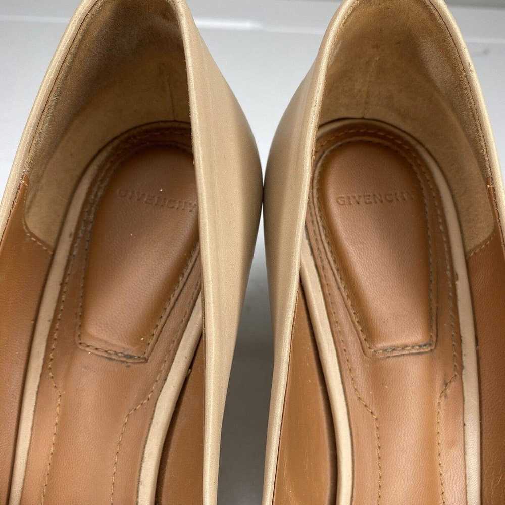 GIVENCHY nude Beige leather zipper pumps 3.5” hee… - image 7