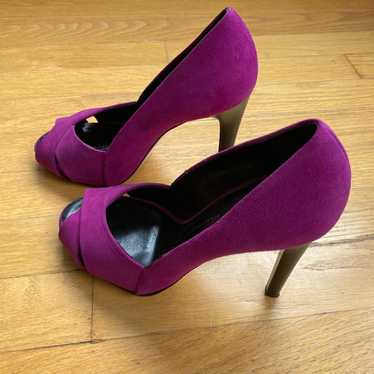 Giuseppe Zanotti Purple Suede High Heels Size 36 … - image 1